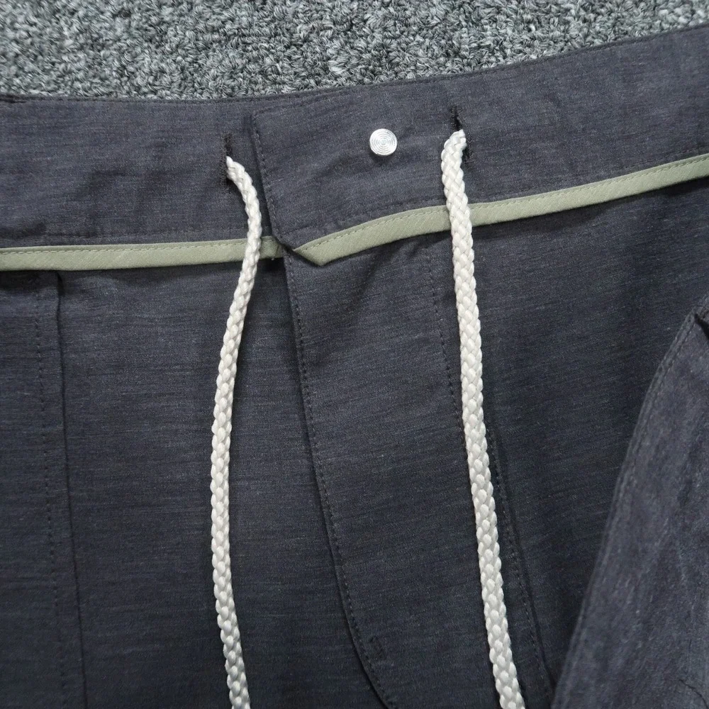 Faherty‎ Shorts Mens 40 Gray All Day Chino Stretch Zip Pocket Lightweight